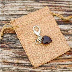 🎉HP 2/20$ Tigers Eye 🤎 Crystal Pet Charm Pet Collar Charm Crystal Dog Collar